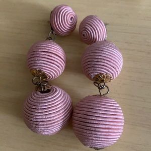 Pink earrings